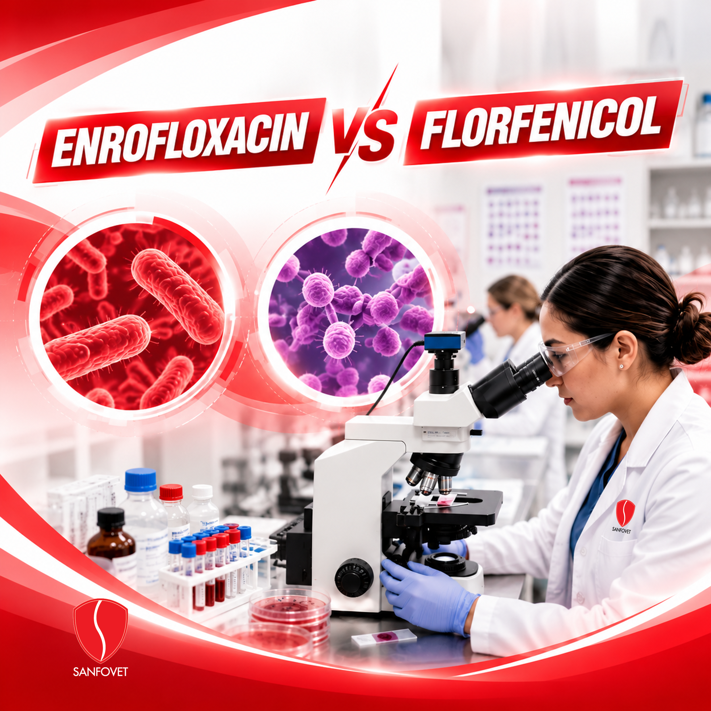 Enrofloxacin vs Florfenicol: Mechanism of Action and Veterinary Uses
