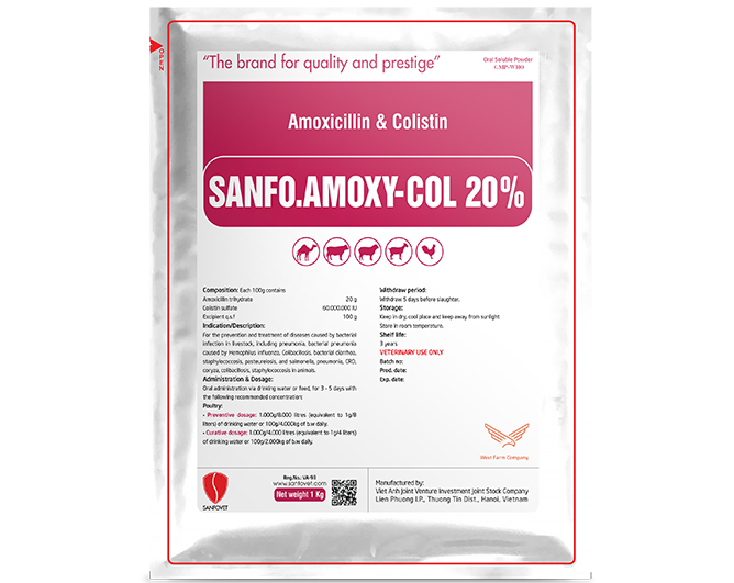 Sanfo.Amoxy-Col 20% (Iraq)