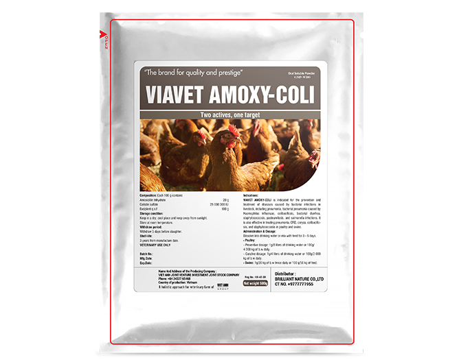 Viavet Amoxy - Coli (Myanmar)
