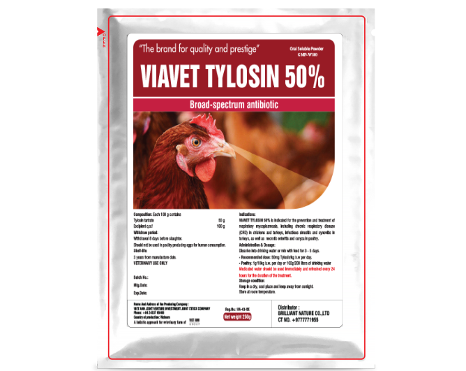 Viavet -Tylosin (Myanmar) 250g